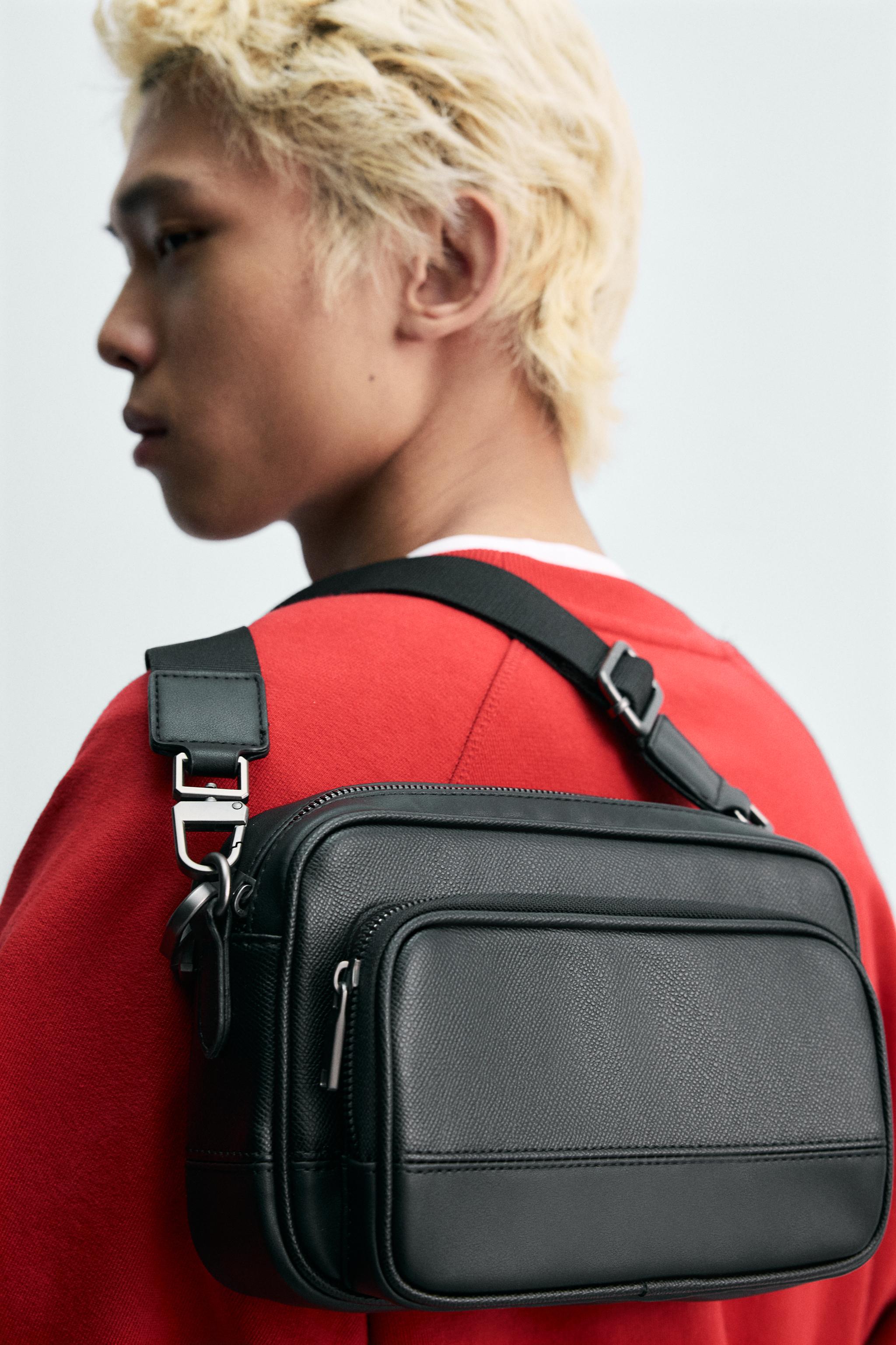 TEXTURED CROSSBODY BAG